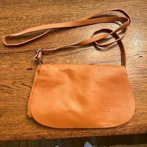 Vera Belle Leather Crossbody Bag
